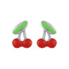 BOUCLES D'OREILLES POMME ROUGE