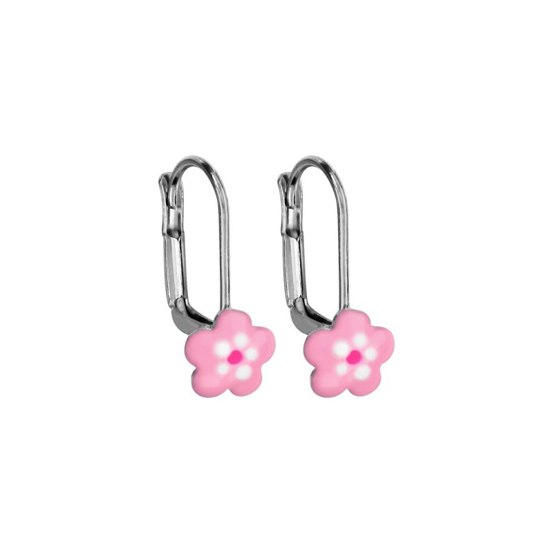 BOUCLES D'OREILLES DORMEUSES FLEUR
