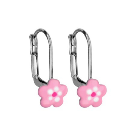 BOUCLES D'OREILLES DORMEUSES FLEUR