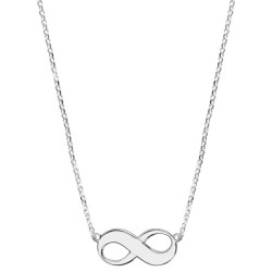 COLLIER ARGENT MOTIF INFINI