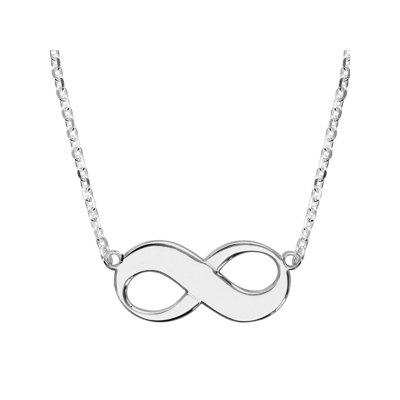 COLLIER ARGENT MOTIF INFINI