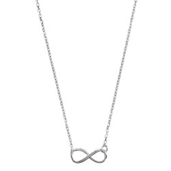 COLLIER ARGENT MOTIF INFINI