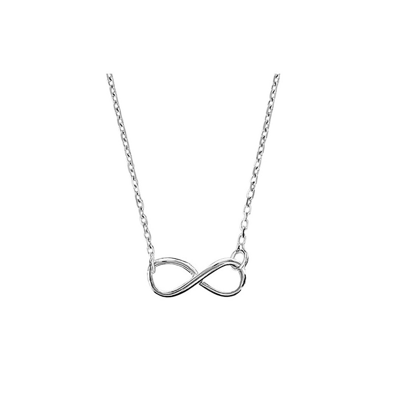 COLLIER ARGENT MOTIF INFINI