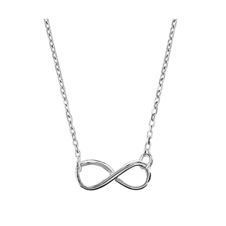 COLLIER ARGENT MOTIF INFINI