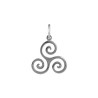 PENDENTIF TRISKEL ARGENT RHODIE