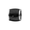 CHARMS ACIER FORME TONNEAU MARRON FONCE IMITATION BOIS