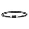 BRACELET ACIER CHARMS FERMOIR AIMANTE ET VISSE