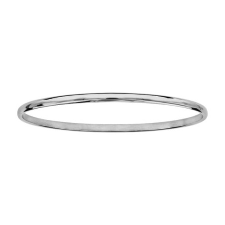 BRACELET ACIER ET PVD ROSE DEMI JONC