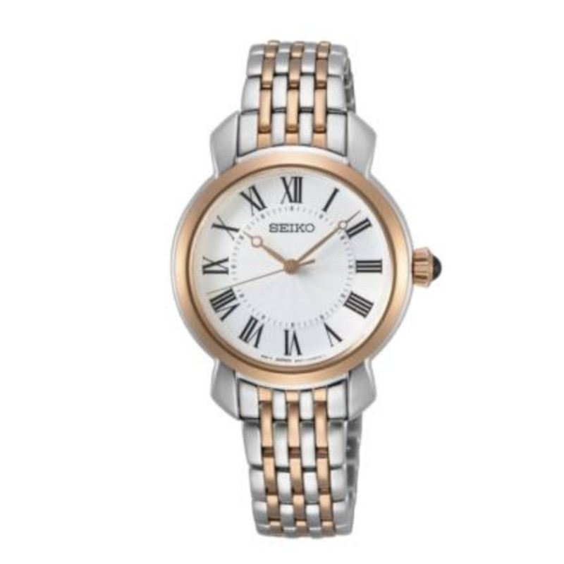 Montre dorée rose Seiko CLASSIQUE SUR628P1