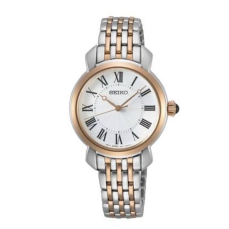 Montre dorée rose Seiko CLASSIQUE SUR628P1