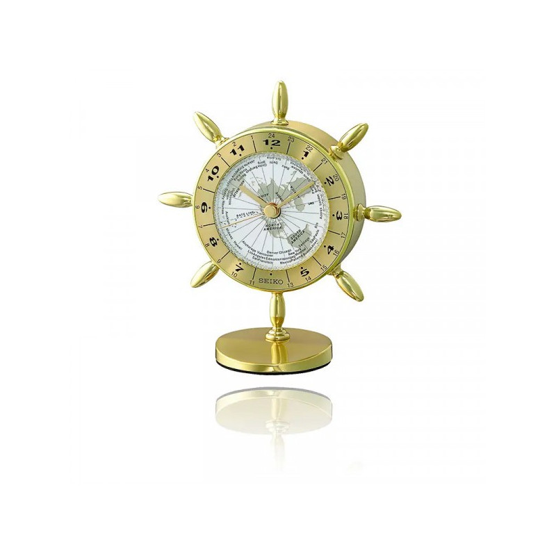 SEIKO - HORLOGE BARRE NAVIRE DOREE