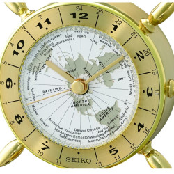 SEIKO - HORLOGE BARRE NAVIRE DOREE