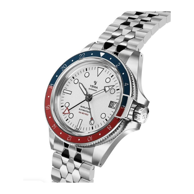 Montre Yema Superman 500 GMT Pepsi - 41 mm