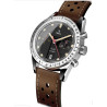 Cadran noir et gris style tableau de bord R5 Turbo montre Yema Rallye