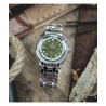 Yema Urban Field 40 mm bracelet acier vintage