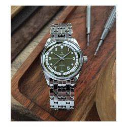 Montre militaire Yema Urban Field verte