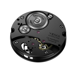 Montre tourbillon Yema cadran noir soleillé