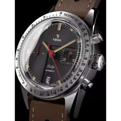 Yema Rallye 5 Turbo edition limitee chronographe automatique cadran tri compax