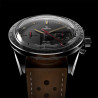Verre saphir double dome galbe montre chronographe Yema Rallye 5 Turbo